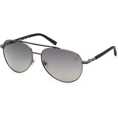 Timberland Occhiali Da Sole Polarizzati Tb00039 Shiny Gunmetal / Smoke Polarized One Size Timberland Occhiali Da Sole Polarizzati Tb00039 Shiny Gunmetal / Smoke Polarized One Size