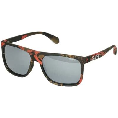 Superdry Occhiali Da Sole Square Sports Matte Orange Camo/ Mirror Lens One Size Superdry Occhiali Da Sole Square Sports Matte Orange Camo/ Mirror Lens One Size