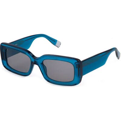 Furla Occhiali Da Sole Da Donna Sfu630v Blue / Black One Size Furla Occhiali Da Sole Da Donna Sfu630v Blue / Black One Size