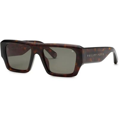 Philipp Plein Occhiali Da Sole Plein Starlight Shiny Dark Havana Grey/Green/CAT3 Philipp Plein Occhiali Da Sole Plein Starlight Shiny Dark Havana Grey/Green/CAT3
