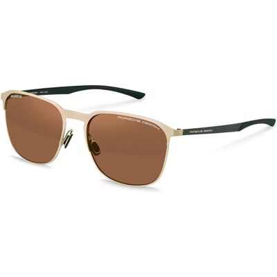 Porsche Design Occhiali Da Sole Polarizzati P8979 Square Gold / Black Brown/CAT3P Porsche Design Occhiali Da Sole Polarizzati P8979 Square Gold / Black Brown/CAT3P