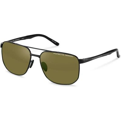 Porsche Design Occhiali Da Sole Polarizzati P8984 Navigator Black / Black Green/Deg.Mirror Silver/CAT3P Porsche Design Occhiali Da Sole Polarizzati P8984 Navigator Black / Black Green/Deg.Mirror Silver/CAT3P