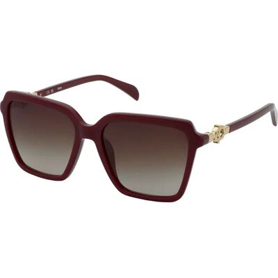 Tous Occhiali Da Sole Da Donna Stoc74 Square Shiny Full Bordeaux Brown Gradient Brown/CAT3 Tous Occhiali Da Sole Da Donna Stoc74 Square Shiny Full Bordeaux Brown Gradient Brown/CAT3