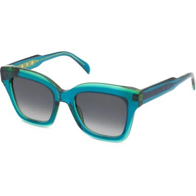 Tous Occhiali Da Sole Da Donna Stoc81v Square Multilayer Green Smoke Gradient Smoke/CAT3 Tous Occhiali Da Sole Da Donna Stoc81v Square Multilayer Green Smoke Gradient Smoke/CAT3