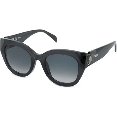 Tous Occhiali Da Sole Da Donna Stoc8s Square Shiny Transparent Dark Grey Smoke Gradient Smoke/CAT3 Tous Occhiali Da Sole Da Donna Stoc8s Square Shiny Transparent Dark Grey Smoke Gradient Smoke/CAT3