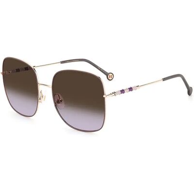 Carolina Herrera Occhiali Da Sole Da Donna Ch0035/s Gold / Purple One Size Carolina Herrera Occhiali Da Sole Da Donna Ch0035/s Gold / Purple One Size