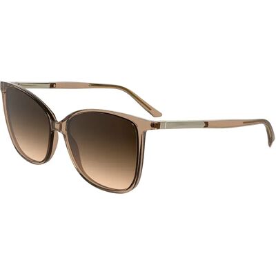 Calvin Klein Occhiali Da Sole Da Donna Ck25504s Transparent Brick Medio Red 8/CAT2 Calvin Klein Occhiali Da Sole Da Donna Ck25504s Transparent Brick Medio Red 8/CAT2