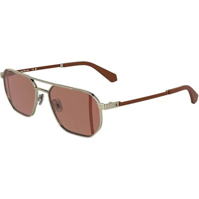 Calvin Klein Occhiali Da Sole Ckj25202s Light Gold Gold 9/CAT2 Calvin Klein Occhiali Da Sole Ckj25202s Light Gold Gold 9/CAT2