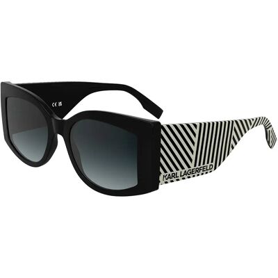 Karl Lagerfeld Occhiali Da Sole Da Donna Kl6183s Black Black/CAT3 Karl Lagerfeld Occhiali Da Sole Da Donna Kl6183s Black Black/CAT3