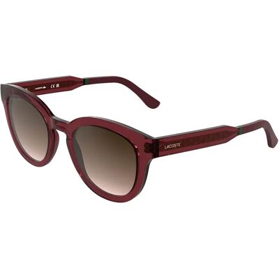 Lacoste Occhiali Da Sole Da Donna L6070s Transparent Burgundy Dark Red/CAT2 Lacoste Occhiali Da Sole Da Donna L6070s Transparent Burgundy Dark Red/CAT2