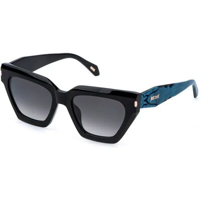 Just Cavalli Occhiali Da Sole Da Donna Sjc171-5700y Shiny Black Smoke Gradient/CAT3 Just Cavalli Occhiali Da Sole Da Donna Sjc171-5700y Shiny Black Smoke Gradient/CAT3