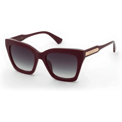 Nina Ricci Occhiali Da Sole Da Donna Snr463-5309fh Shiny Full Bordeaux Green Gradient/CAT3 Nina Ricci Occhiali Da Sole Da Donna Snr463-5309fh Shiny Full Bordeaux Green Gradient/CAT3