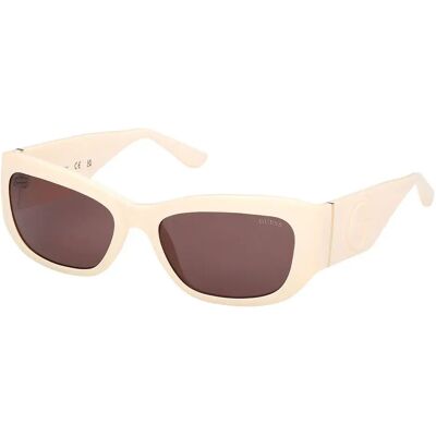 Guess Occhiali Da Sole Da Donna Gu00253 Ivory Violet/CAT3 Guess Occhiali Da Sole Da Donna Gu00253 Ivory Violet/CAT3