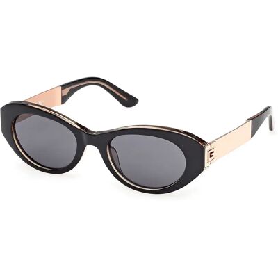 Guess Occhiali Da Sole Da Donna Gu00261-h Shiny Black Smoke/CAT3 Guess Occhiali Da Sole Da Donna Gu00261-h Shiny Black Smoke/CAT3
