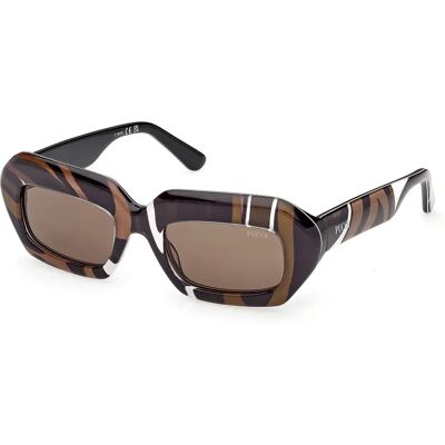Pucci Occhiali Da Sole Da Donna Ep025 Animal Brown/CAT3 Pucci Occhiali Da Sole Da Donna Ep025 Animal Brown/CAT3