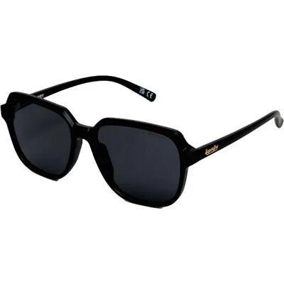 Superdry Occhiali Da Sole Da Donna Oversized Square Matte Black / Smoke lens One Size Superdry Occhiali Da Sole Da Donna Oversized Square Matte Black / Smoke lens One Size