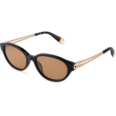 Furla Occhiali Da Sole Da Donna Sfub31-55700y 55x17x140 Mm Shiny Black Brown/CAT2 Furla Occhiali Da Sole Da Donna Sfub31-55700y 55x17x140 Mm Shiny Black Brown/CAT2
