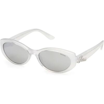 Guess Occhiali Da Sole Da Donna Gu00307 Crystal / Monocolor Smoke Mirror/CAT3 Guess Occhiali Da Sole Da Donna Gu00307 Crystal / Monocolor Smoke Mirror/CAT3
