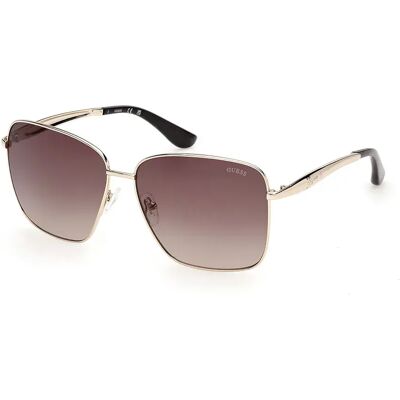 Guess Occhiali Da Sole Da Donna Gu00308 Gold 32F Gradient Brown/CAT3 Guess Occhiali Da Sole Da Donna Gu00308 Gold 32F Gradient Brown/CAT3