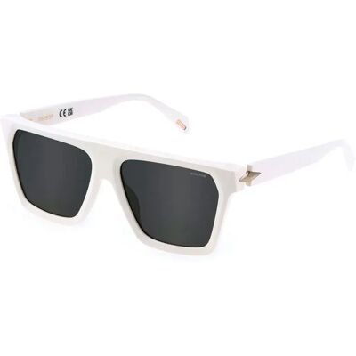 Police Occhiali Da Sole Da Donna Splm01-57087 White / Grey One Size Police Occhiali Da Sole Da Donna Splm01-57087 White / Grey One Size