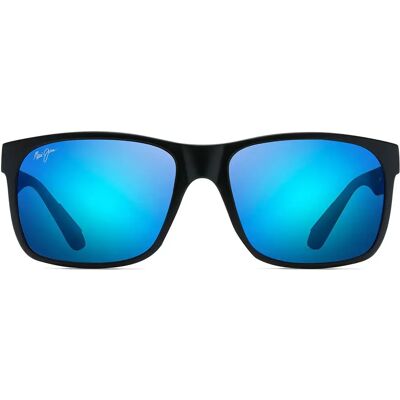 Maui Jim Occhiali Da Sole Polarizzati Red Sands B32 Matte Black Blue Hawaii/CAT3 Maui Jim Occhiali Da Sole Polarizzati Red Sands B32 Matte Black Blue Hawaii/CAT3