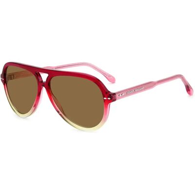 Isabel Marant Occhiali Da Sole Da Donna Im-0006-s-z6v 59/13/145 Red Brown/CAT3 Isabel Marant Occhiali Da Sole Da Donna Im-0006-s-z6v 59/13/145 Red Brown/CAT3