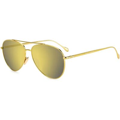 Isabel Marant Occhiali Da Sole Da Donna Im-0011-s-0g 60/1/15 Yellow / Brown One Size Isabel Marant Occhiali Da Sole Da Donna Im-0011-s-0g 60/1/15 Yellow / Brown One Size