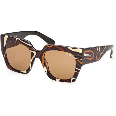 Pucci Occhiali Da Sole Da Donna Ep0262 20x52x10 Brown / Orange / Beige Brown/CAT2 Pucci Occhiali Da Sole Da Donna Ep0262 20x52x10 Brown / Orange / Beige Brown/CAT2