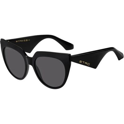 Etro Occhiali Da Sole Da Donna 0003s807 55x19x145 Black Grey/CAT3 Etro Occhiali Da Sole Da Donna 0003s807 55x19x145 Black Grey/CAT3
