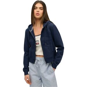 Superdry Modello - Felpa con cappuccio corta con zip - Felpa Superdry Modello - Felpa con cappuccio corta con zip - Felpa