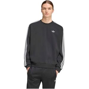 Adidas Originals Felpa Adicolor 3 Stripes Oversized Crewneck Black 2XS Adidas Originals Felpa Adicolor 3 Stripes Oversized Crewneck Black 2XS