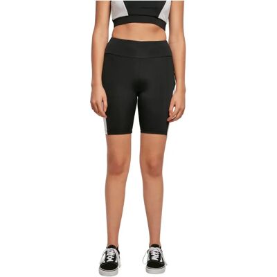 Urban Classics Leggings Corti Color Block Cycle Black / White XS Urban Classics Leggings Corti Color Block Cycle Black / White XS