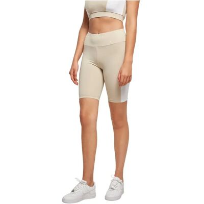 Urban Classics Leggings Corti Color Block Cycle Soft Sea Graass / White XS Urban Classics Leggings Corti Color Block Cycle Soft Sea Graass / White XS