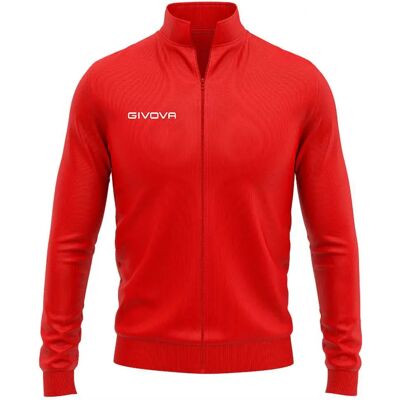Givova Felpa Con Zip Citta´ Red 10-12 Anni Givova Felpa Con Zip Citta´ Red 10-12 Anni