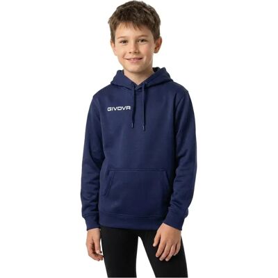 Givova Felpa Con Cappuccio Blue 10-12 Anni Givova Felpa Con Cappuccio Blue 10-12 Anni