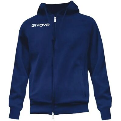 Givova Felpa Con Zip King Blue 8-10 Anni Givova Felpa Con Zip King Blue 8-10 Anni