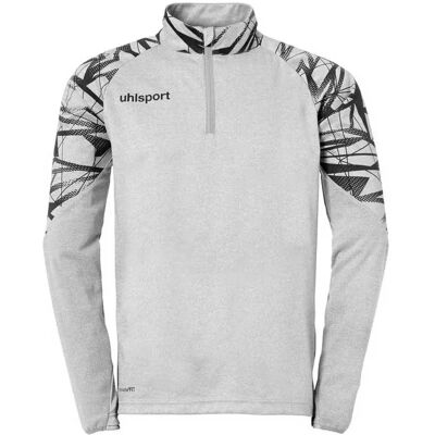 Uhlsport Felpa Con Mezza Zip Goal 25 Dark Grey Mélange / Black 9-10 Anni Uhlsport Felpa Con Mezza Zip Goal 25 Dark Grey Mélange / Black 9-10 Anni