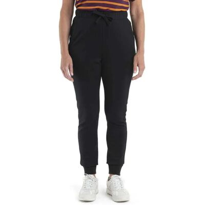 Pantaloni Merino Icebreaker Neri - Jogger - Sostenibile Pantaloni Merino Icebreaker Neri - Jogger - Sostenibile
