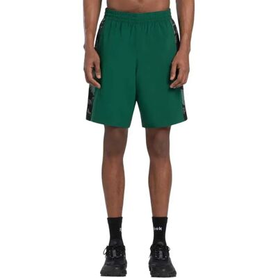 Reebok Pantaloni Corti Sportivi Train Motion Camo Dark Green M Reebok Pantaloni Corti Sportivi Train Motion Camo Dark Green M