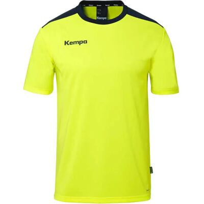 Kempa Maglietta A Maniche Corte Emotion 27 Yellow Fluor / Navy 116 cm Kempa Maglietta A Maniche Corte Emotion 27 Yellow Fluor / Navy 116 cm