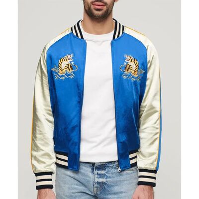 Superdry M5011855A Giacca bomber casual blu - Giacca Superdry M5011855A Giacca bomber casual blu - Giacca