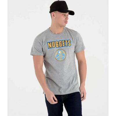 New Era Maglietta A Maniche Corte Nba Regular Denver Nuggets Grey Med M New Era Maglietta A Maniche Corte Nba Regular Denver Nuggets Grey Med M