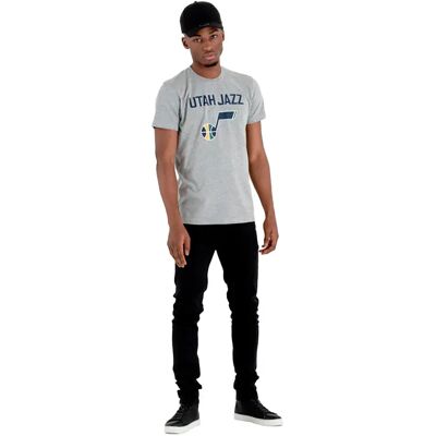 New Era Maglietta A Maniche Corte Nba Regular Utah Jazz Grey Med XL New Era Maglietta A Maniche Corte Nba Regular Utah Jazz Grey Med XL