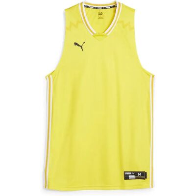 Puma Maglietta Senza Maniche Hoops Team Game Cyber Yellow M Puma Maglietta Senza Maniche Hoops Team Game Cyber Yellow M