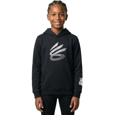Under Armour Felpa Con Cappuccio Curry Splash Black / White 7 Anni Under Armour Felpa Con Cappuccio Curry Splash Black / White 7 Anni