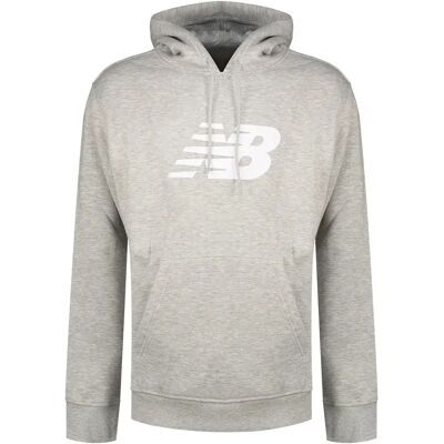 New Balance Felpa Con Cappuccio Sport Core Brushed Athletic Grey XS New Balance Felpa Con Cappuccio Sport Core Brushed Athletic Grey XS