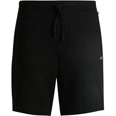 Boss Pantaloncini Del Pigiama Waffle 1026958 Black S Boss Pantaloncini Del Pigiama Waffle 1026958 Black S