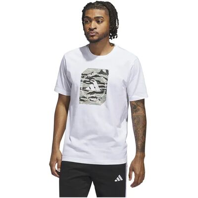 Adidas Maglietta A Maniche Corte Camo Shape Graphic White / Wonder Alumina M Adidas Maglietta A Maniche Corte Camo Shape Graphic White / Wonder Alumina M