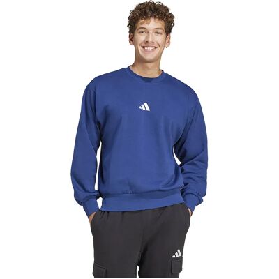 Adidas Felpa Essentials Feelcozy Fleece Dark Blue / White L Adidas Felpa Essentials Feelcozy Fleece Dark Blue / White L