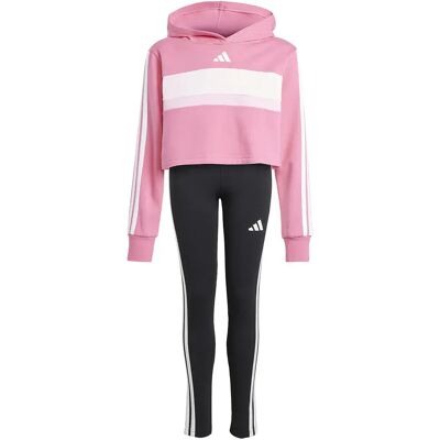 Adidas Tuta Seasonal Essentials Tiberio 3 Stripes Fleece Leggings Pink Fusion / White / Clear Pink 11-12 Anni Adidas Tuta Seasonal Essentials Tiberio 3 Stripes Fleece Leggings Pink Fusion / White / Clear Pink 11-12 Anni